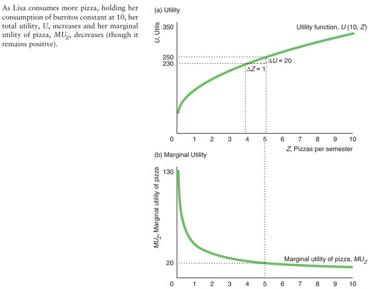 Marginal utillity